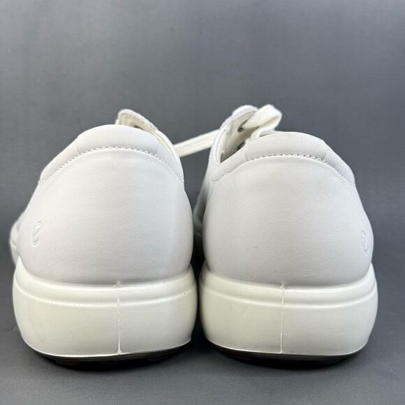 ECCO Soft 7 City Sneaker SHOES White men’s size 11-11.5 - Picture 7 of 10
